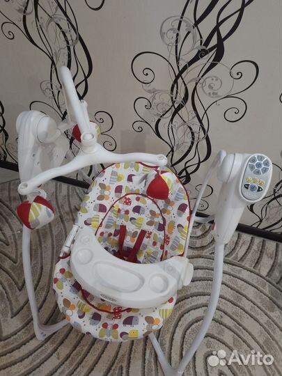 Детские электронные качели graco