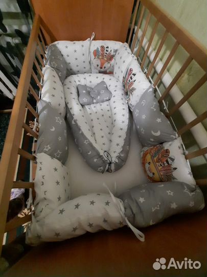 Детская кроватка с комодом