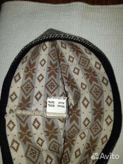 Шапка с шарфом