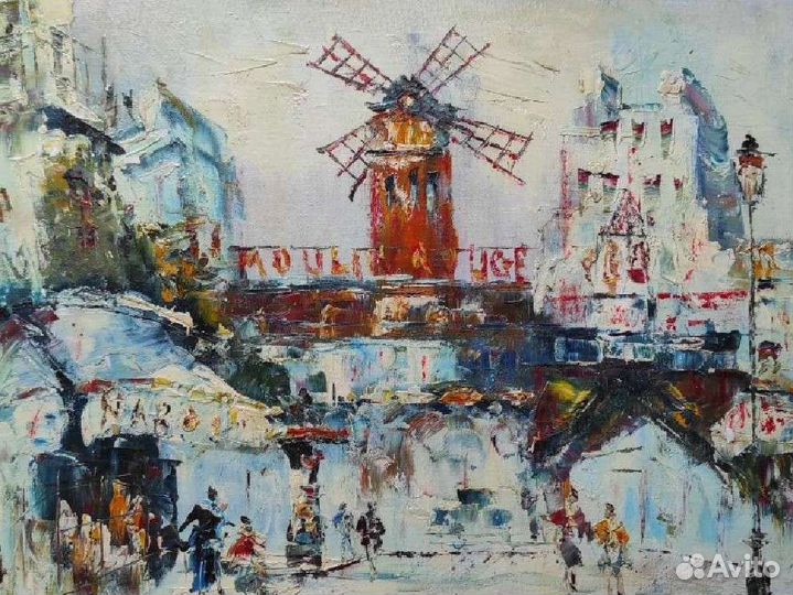 Картина Париж Мулен Руж