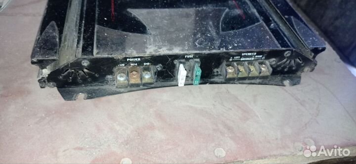 Сабвуфер и усилитель