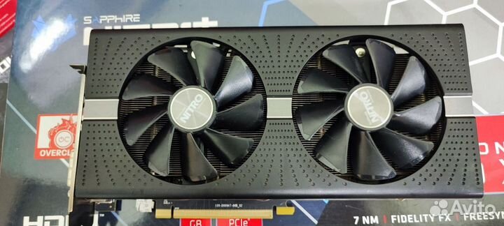 Видеокарта rx580 8gb sapphire nitro+ 2304SP