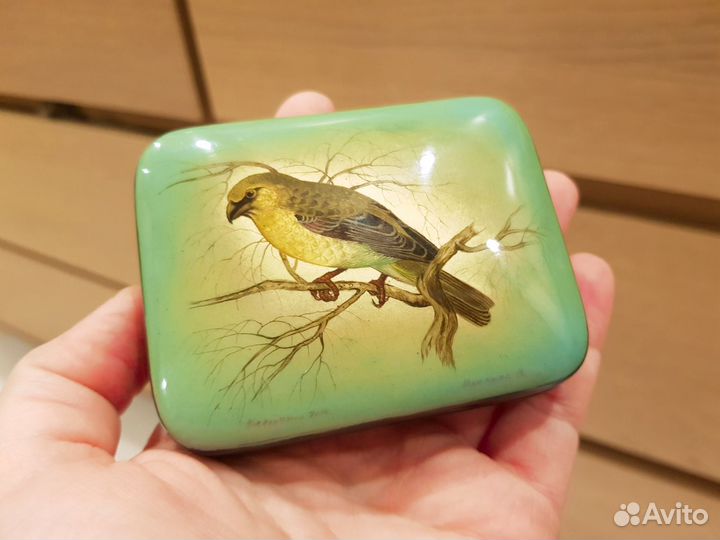 Шкатулка. Лаковая миниатюра Федоскино