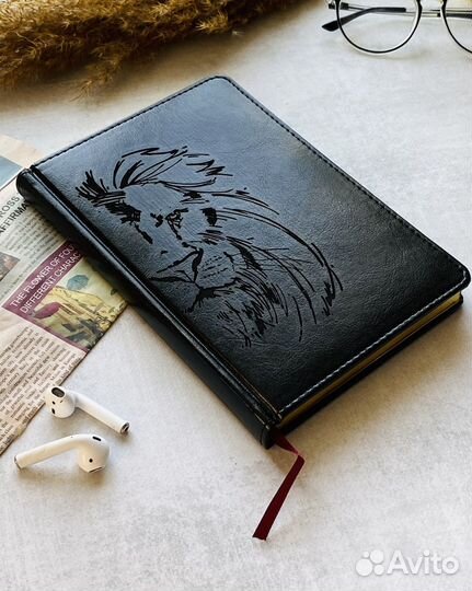 Ежедневник блокнот с гравировкой на заказ