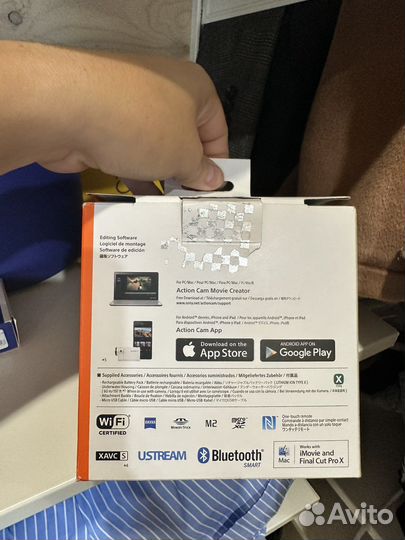 Экшн камера sony hdr as300