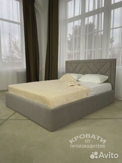 Кровать на заказ полутороспальная для здорового сна 140x200