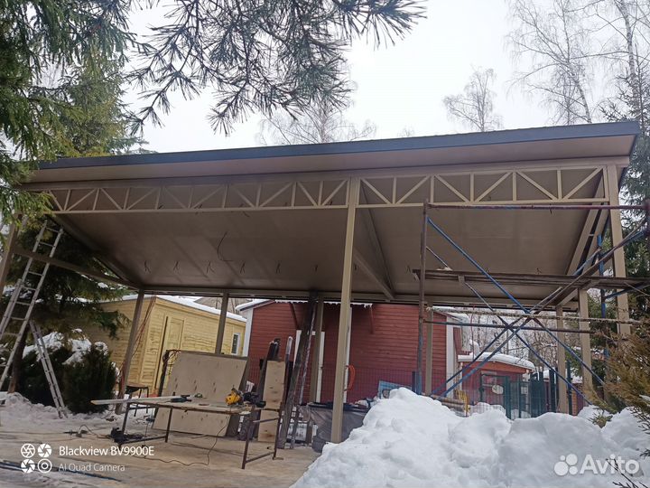 Навес Беседка металлическая