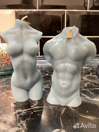Свечи торс мужской и женский