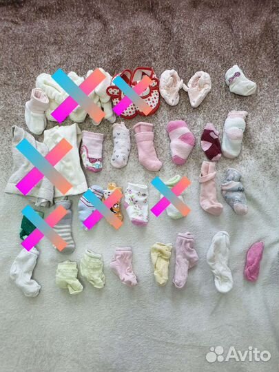 Носочки и колготки пакетом