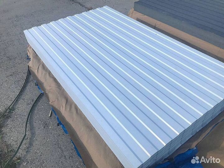 Профнастил С-8 (Новый) белый