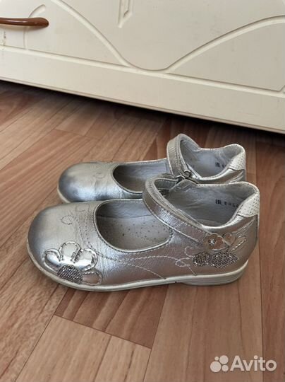 Туфли elegami для девочки нат.кожа