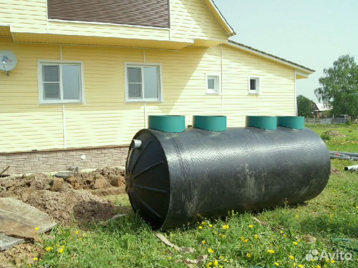 Септик эко Урал 5 переливной