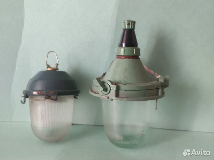 Винтажные промышленные плафоны