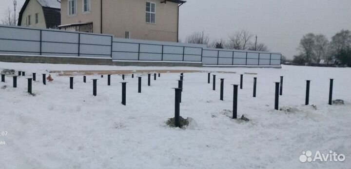 Винтовые сваи под ключ / Фундамент за 1 день