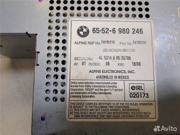 Магнитола BMW X5 E53, 2006