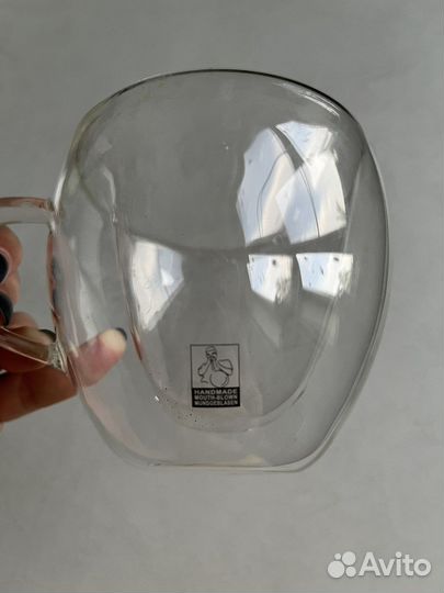 Набор кружек стеклянных Magistro «Сердце»