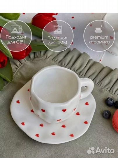 Чайный набор (чашка+блюдце)