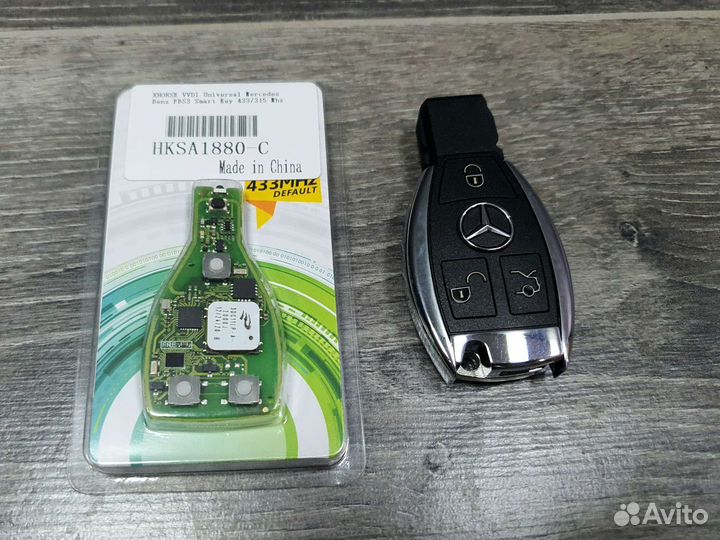 Mercedes BE KEY keyless с токенами (ключ рыбка)