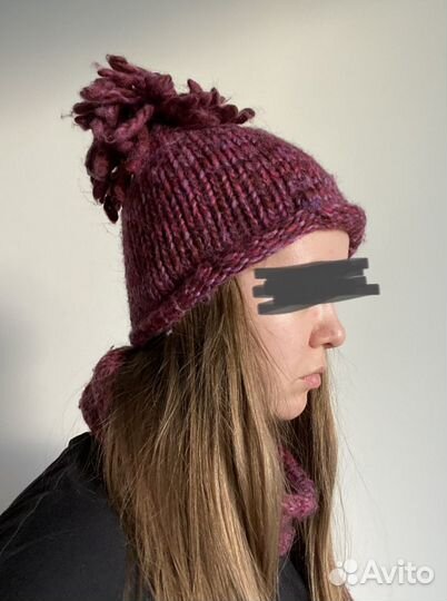 Шарф и шапка Benetton детский комплект