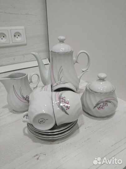 Сервиз кофейный,набор рыбок