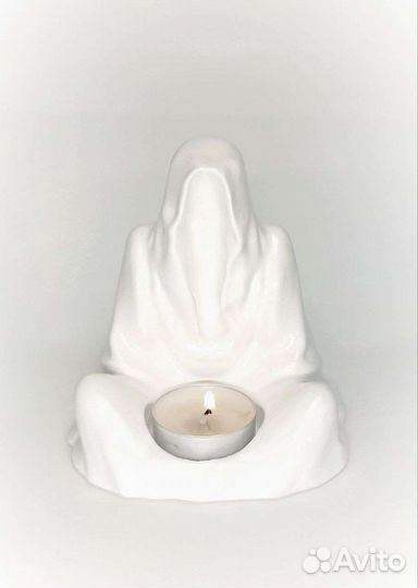 Подсвечник из гипса 