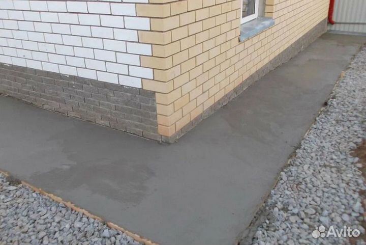 Бетоные работы, фундамент, отмостка