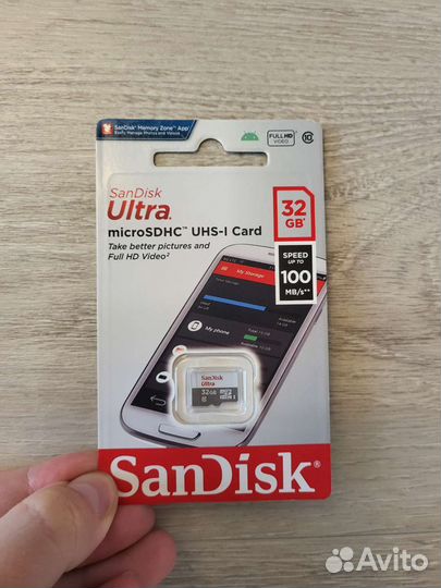 Карта памяти MicroSD 32gb