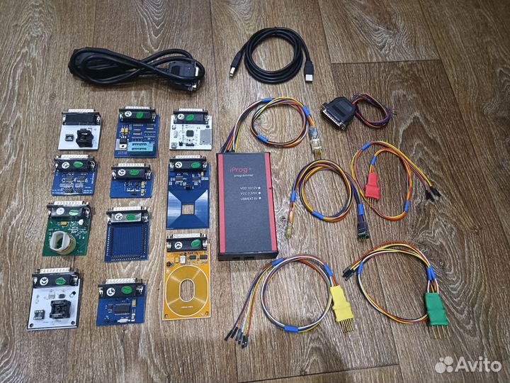 Программатор iprog Full v87+11 адаптеров