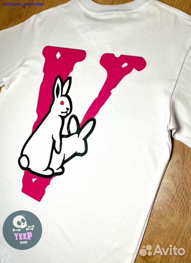 Футболка Vlone bunny белая S XL (Арт.30898)