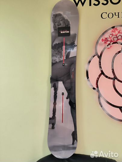 Сноуборд burton custom Marilyn Monroe, 2014