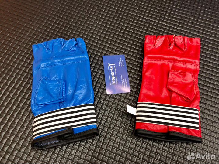 Перчатки для каратэ Well кожа шингарты