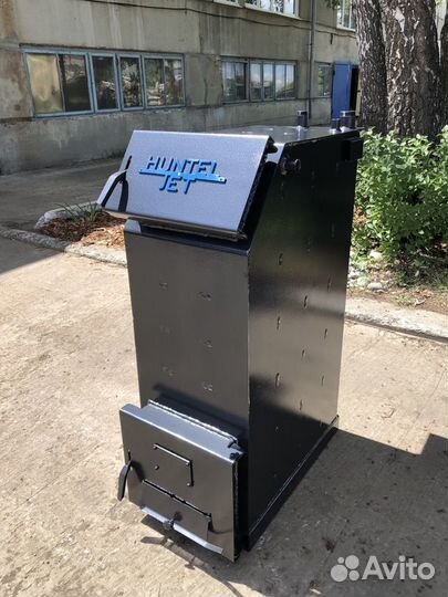 Твердотопливный котел с увеличенной топкой