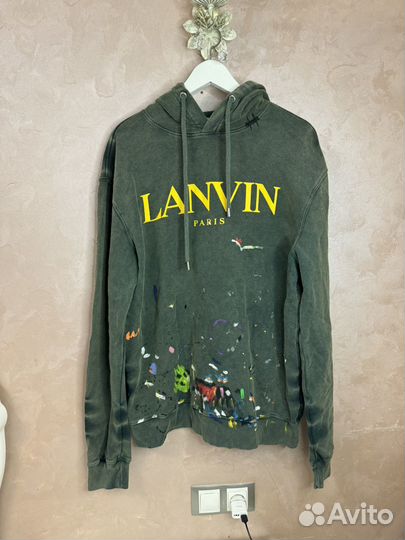 Худи Gallery Dept x Lanvin Paint Splatter оригинал