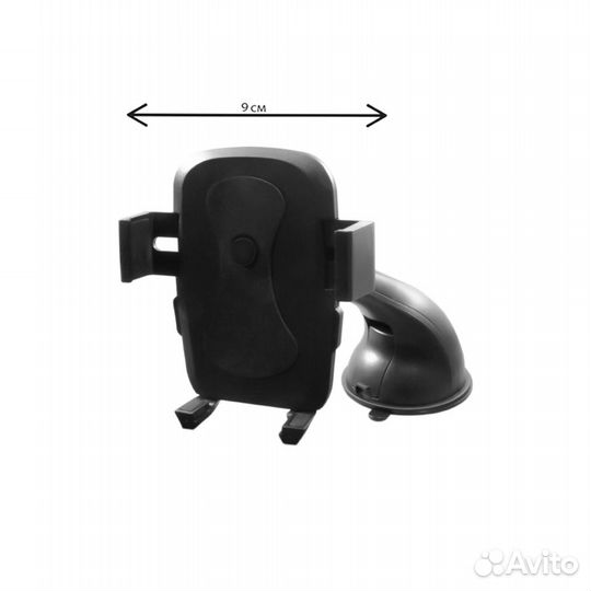 Держатель для телефона на стекло 2222 WQ-B черный