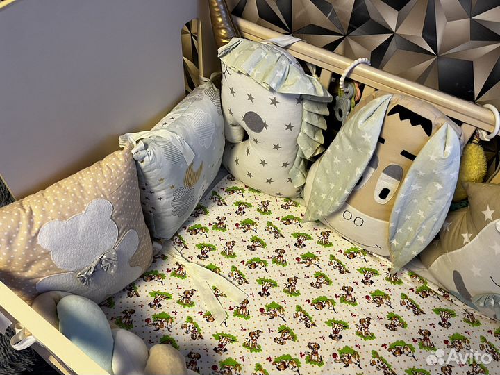 Бортики в детскую кроватку