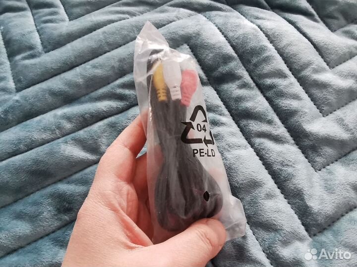 Кабель переходник 3RCA (тюльпан) - jack 3.5