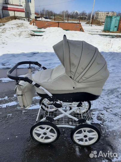 Коляска 2 в 1 эко кожа