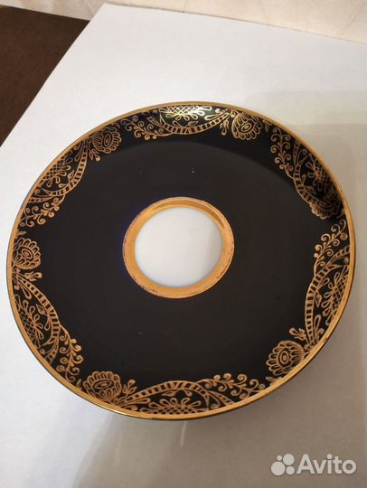 Кофейные чашки и блюдца лфз кобальт СССР