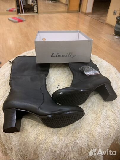 Сапоги женские натуральная кожа италия