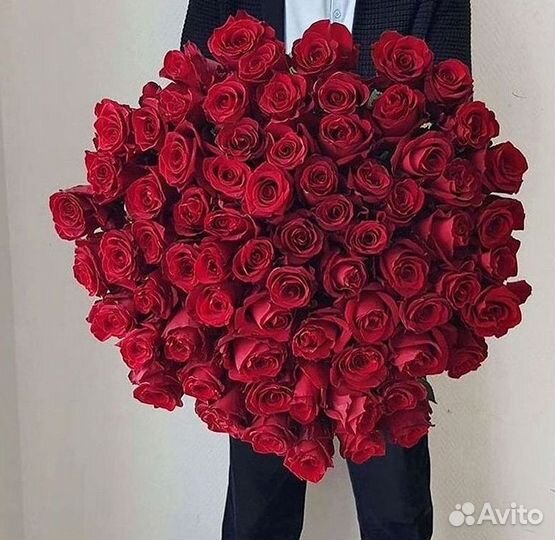 Длинные высокие розы 110 150 160 180 200 см