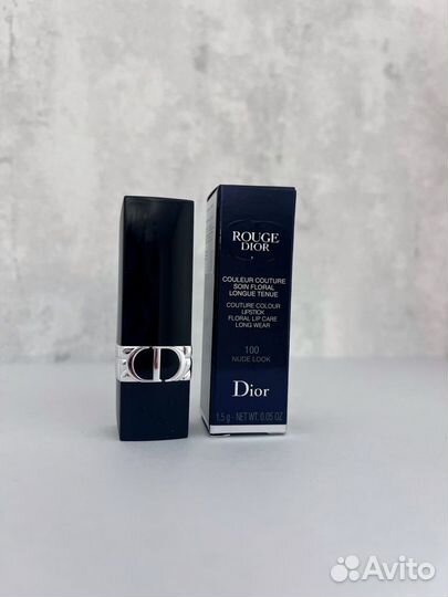 Помада для губ Dior 100 nude look matte 1,5г