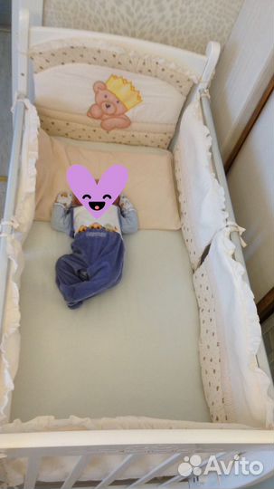 Комплект постельного белья с бортиками