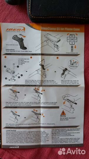 Держатель для телефона на велосипед