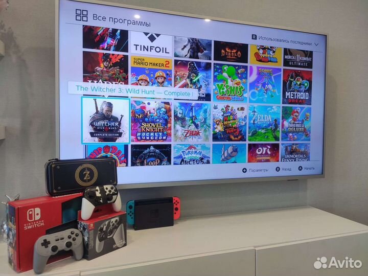 Nintendo Switch rev2 512gb прошита Чип