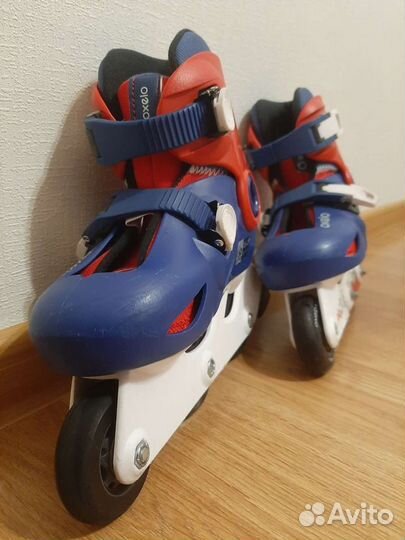 Роликовые коньки детские oxelo с защитой