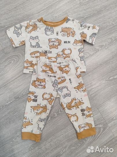 Пижама детская 92 новогодняя