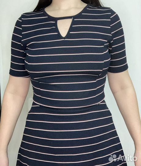 Платье из плотного трикотажа