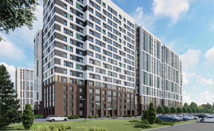 1-к. квартира, 44,3 м², 15/17 эт.