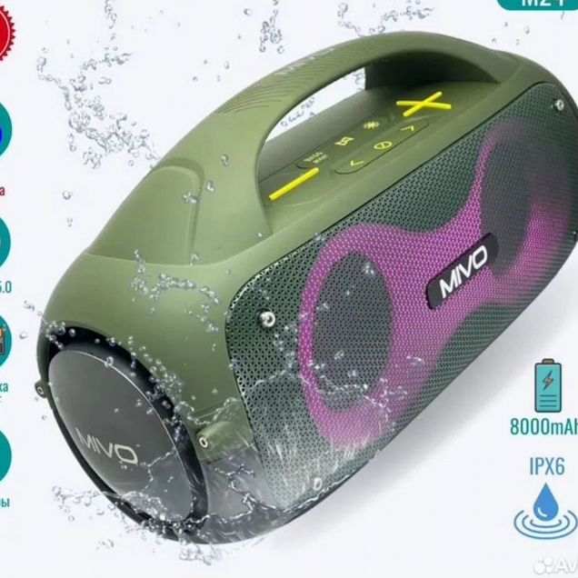 Bluetooth колонка Mivo M24 80Вт б/у