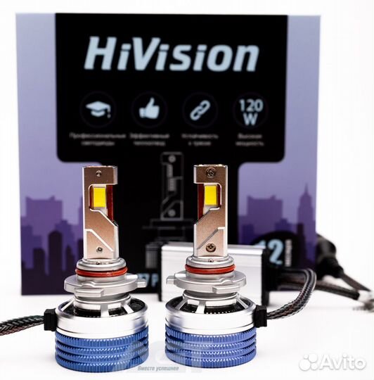 Лампа LED HiVision Z7 Power Bright HB3 / 9005 2шт